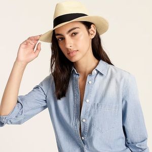 J.Crew Genuine Panama Hat Women’s Small/Medium Handmade in Ecuador